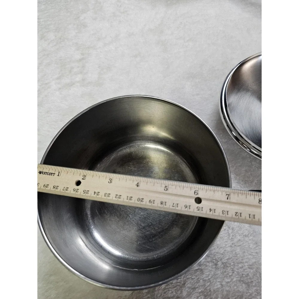 Vintage Revere‎ Ware 3 Qt Pot Lid Stainless Steel Copper Bottom Process Pat USA